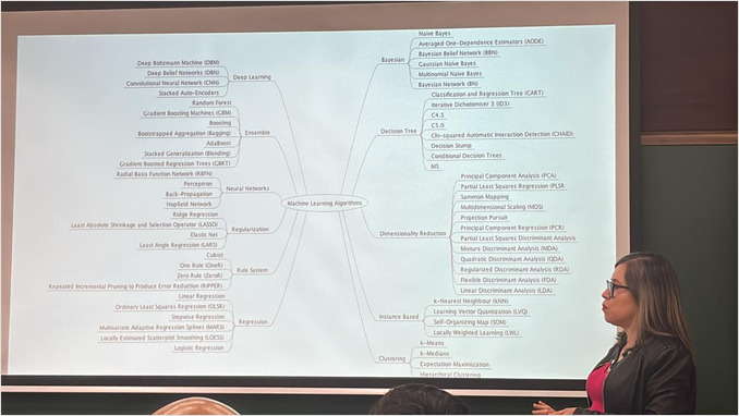 Diversos algoritmos de Machine Learning