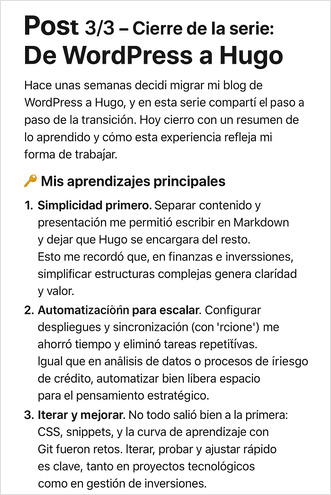 Aprendizajes